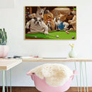 DIY Acrylic Digital Dogs Cartoon Hand Painted Artwork Painting By Numbers Kit