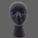 Female Styling EPS Flocking Head Mold Wig Glasses Holder Stand Rack (Grey) Newly