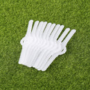 10pcs Plastic Electric Lawn Mower Blade Cutter Replacement Blades White Newly