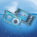 Waterproof Digital Camera 1080P HD 2.4MP Underwater Video Recorder (Blue) Newly