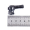 2pcs 90° CNC Aluminum Motorcycle 11.3mm Rim Tire Tyre Valve Stems(Black)