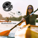 #A 1/2/4/6pcs Inflatable Kayak Rod Holder Base with Screws DIY Boat Accessories