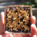 Energy Generator Orgone Pyramid Crystal Spirit Healing Orgonite Amethyst Stone