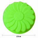 Silicone Large Flower Cake Mould Chocolate Soap Candy Jelly Baking P2D3 Q2R7