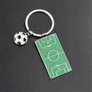 Alloy Pendant Football Car Key Holder Buckle Field Soccer Keychain Keyring