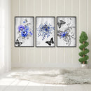 Home Hand Painted on Canvas DIY Butterfly Oil Paint By Numbers Drawing Kit Craft