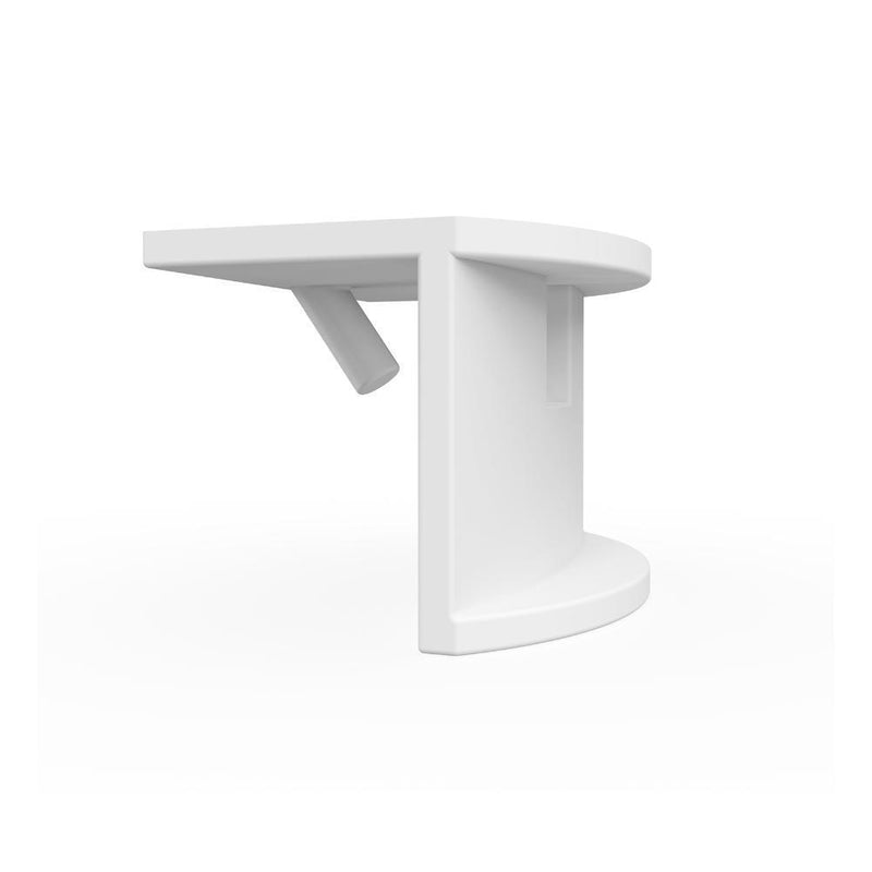 Adhesive Hat Hooks for Wall (Pack of 10) - Baseball Caps Hangers Rack (White)