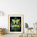 Full Cross Stitch Handcraft 11CT Stamped Butterfly Needlework DIY Home Ornament