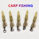 5pcs Fishing Terminal Safety  Clips Tubes Carp for Fishing Tackle Tools