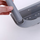 Expandable Kitchen Sink Rack Retractable Household Sink Dish Pool (Grey) Newly