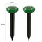 2x Solar Ultrasonic Mouse Mole Pest Rodent Repeller for Outdoor Yard Garden