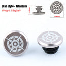2pcs Aluminum Handlebar End Caps Plugs for MTB Road Folding Bike (Grey 1)
