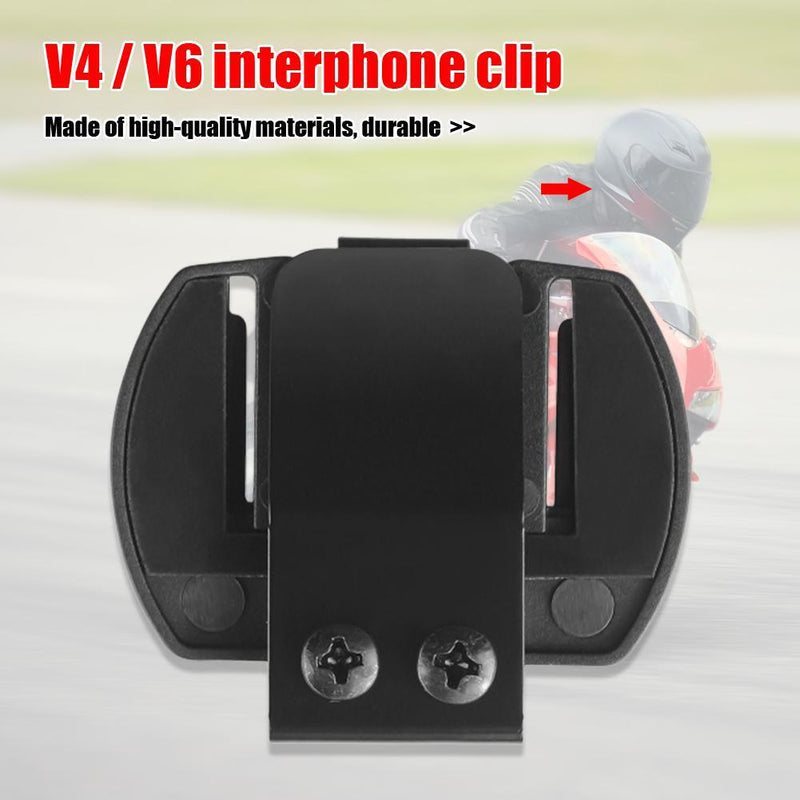 Helmet Speaker Headset Clip Bluetooth-compatible Intercom Bracket for V4 V6