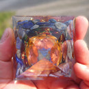 5cm Orgonite Pyramid Heal Chakra Crystal Stone Energy Orgone Generator (A) Newly