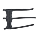 Outdoor Archery Shoting Cow Leather 3 Strap Arm Guard Protection Black Newly
