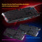 A877 3-Color Backlit Mechanical Feeling Wired Gaming Keyboard