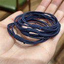 Gift Hair Accessories Concise Girl Hair Tie Rope Hair Ring High Elastic 4 in 1