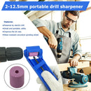 2.0-12.5mm Tool Corundum Grinding Wheel Drill Bit Sharpener Kits (Blue) Newly