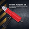 Electric Rivet Nut Gun Riveting Tool Cordless Riveter Adapter Kit (Red) Newly