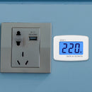 AC 80-300V LCD Digital Voltmeter Volt Meter Socket Wall Mounted Voltage Teste