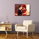 Painting By Numbers DIY Flower Children Hand Painted Canvas Oil Art Picture Kit
