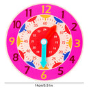 Children Montessori Wooden Clock Toys Early Preschool Teaching Aids for Child