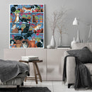 11CT Full Cross Stitch Messy Cat DIY Printed Wall Art CraftsHome Decoration