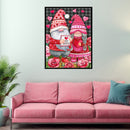 5D Kit Rhinestone Pictures DIY Christmas Gnome Full Square Drill Diamond Craft