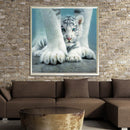 Tiger Painting 5D Diamond DIY Embroidery Cross Stitch Kit Home Gift Decor