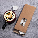 Wood Handle Sealing Wax Spoon Wax Bead Tablet Melting Spoons Craft (Black) Newly