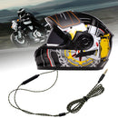 QY7 In-Line Control 3.5mm Headset with Microphone for Motorcycle Helmet Intercom