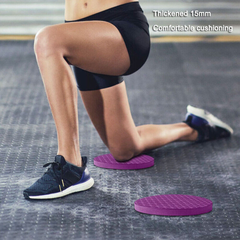 2x Yoga Knee Pads Portable Cushion Support Knee Wrist Elbows Balance Protecti