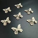 50x Mixed Size Butterflies MDF Wooden Shape Craft Embellishments HOT Wood C6V0