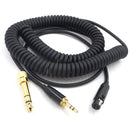 3.5mm Male to Mini Spring Headset Cable for AKG K240 K271 K141 K702 K712 Newly