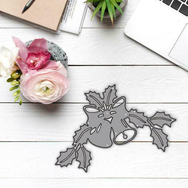 DIY Metal Cutting Dies Cut Die Christmas Bells Decor Paper Craft Scrapbook U6L3