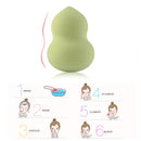 10pcs Mini Makeup Sponge Cosmetic Face Foundation Powder Puffs Wet Dry Dual Use