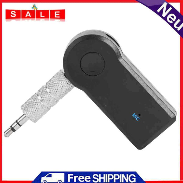 Wireless Audio Bluetooth 5.0 Handsfree Adapter Car Kit for 3.5mm Jack AUX Device