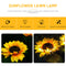 2 Packs Solar Sunflower Lights, Waterproof LED Garden Lamp, for Lawn, Yard Newly