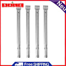 4x BBQ Gas Grill Tube Stainless Steel Burners Pipes Barbecue Replacement Parts