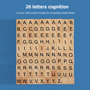 Wooden English Words Puzzle Game Writing Early Learning Educational Toys Kits