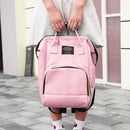 Women Mummy Maternity Travel Backpacks Baby Nursing Handbags (Light Pink)