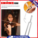 440Hz A Tone Stainless Steel Tuning Fork Tuner Musical Instrument Parts Gifts
