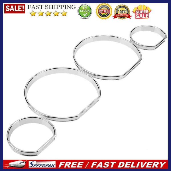 4pcs/set Car Front Dashboard Frame Instrument Panel Frame Styling Parts for E46