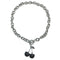 Diablo Punk Stainless Steel Cherry Pendant Clavicle Chain Hip Hop Necklace