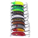 10pcs fishing bait set swimbait fishing bait with storage box crankbait outdoor