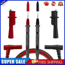 2pcs Universal Digital Multimeter Lead Probe Test Pen+2pcs Crocodile Clips