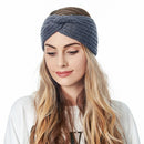 Hair Accessories Knitted Headband Ear Warmer Headband Cross Knot Hairband