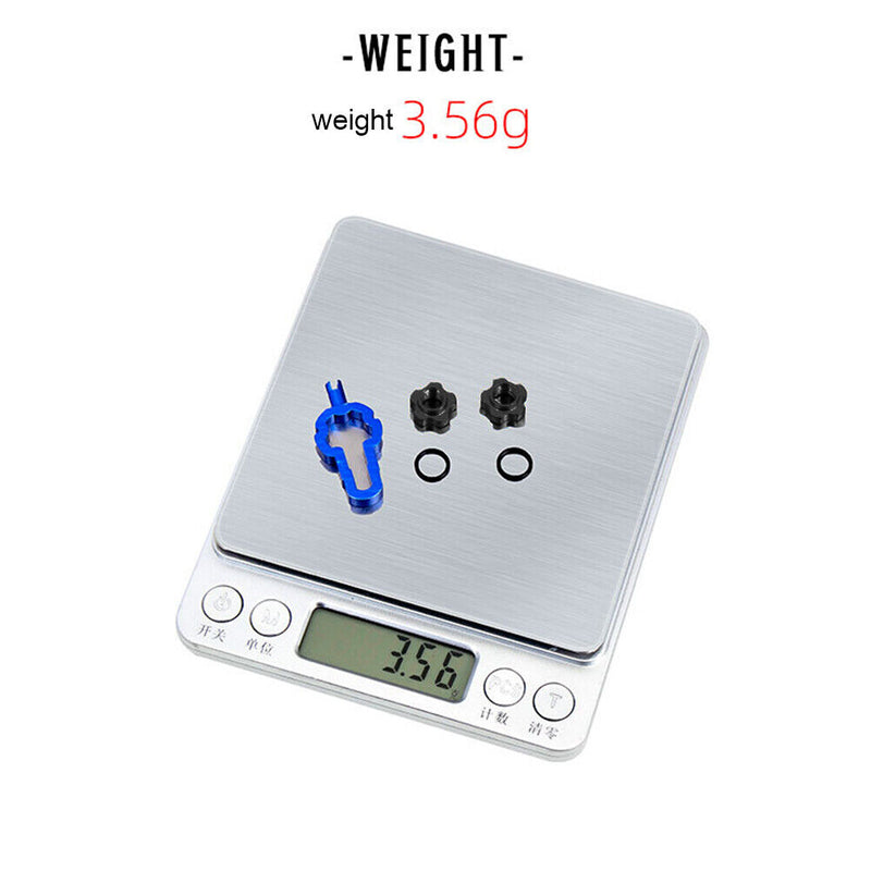 VXM 2pcs/Set MTB Bike Schrader Presta Valve Wheel Converter Nut Rim (Black)