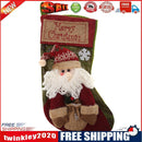 Christmas Stockings Santa Claus Socks Xmas Kids Gift Hang ?Decoration(01)