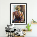 Woman Back Oil Paint By Numbers Kits Canvas Drawing DIY Coloring Pictures
